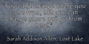You can't change your past