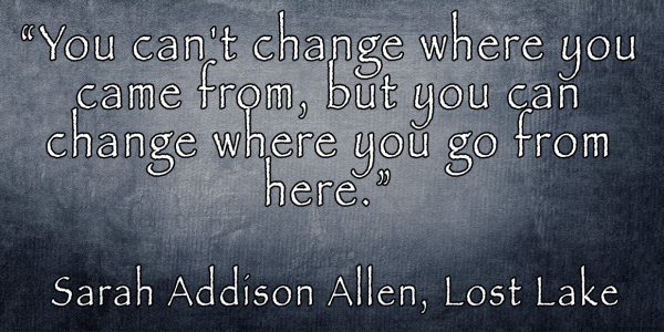 You can't change your past
